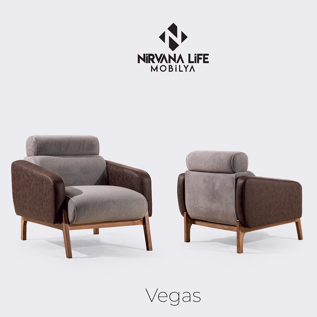 Vegas Vizon - Acı Kahve Koltuk Takımı
